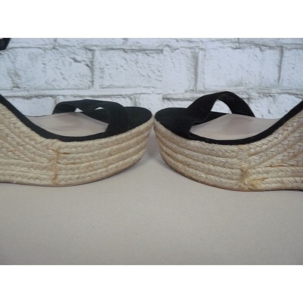Charles by Charles David Black Espadrille Platform Sandals 10 NEW - Picture 5 of 7